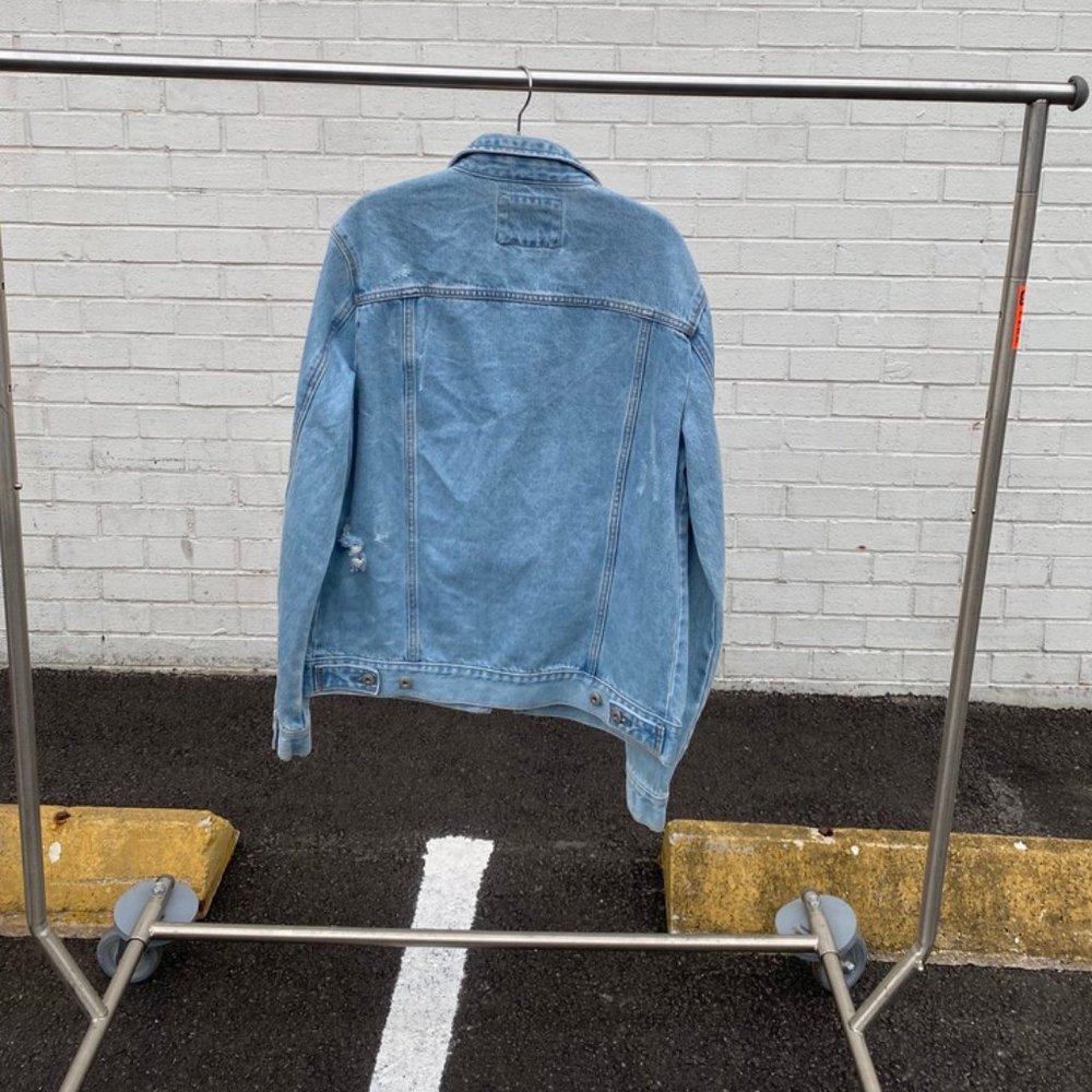 Distressed Denim Jacket - Picture 3 of 4